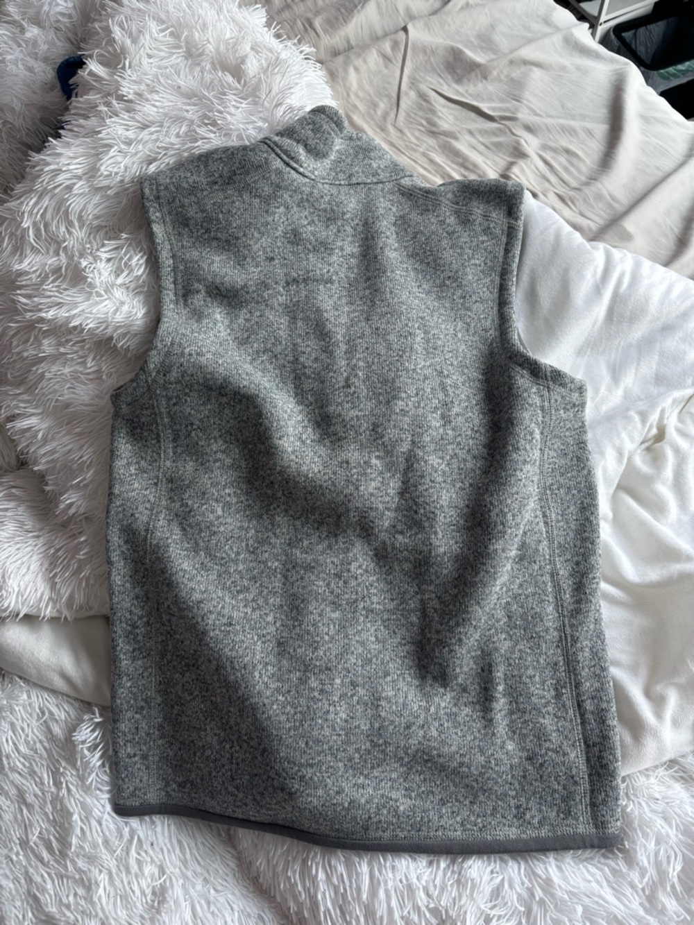 Patagonia Gray Fleece Vest - Mens/Unisex - Picture 5 of 6